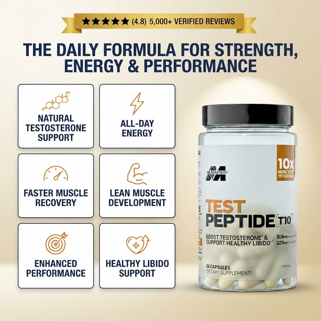 TEST PEPTIDE T10 SUPPLEMENTS || BUILD LEAN MUSCLE 3X FASTER.