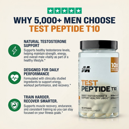 TEST PEPTIDE T10 SUPPLEMENTS || BUILD LEAN MUSCLE 3X FASTER.