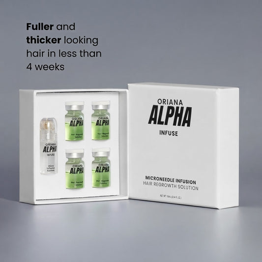 THE 120-DAY ROUTINE FOR THICKER, FULLER-LOOKING HAIR.
